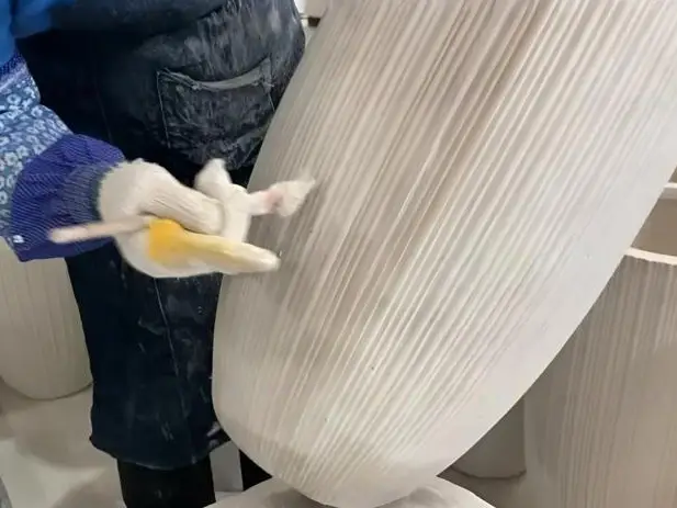 Ronglin Company is 100% handmade concrete flower pot